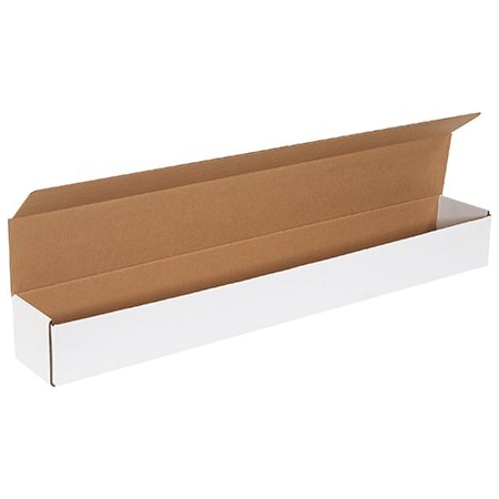Bsc Preferred 36-1/4 x 4-7/8 x 4'' White Corrugated Mailers, 50PK BUY00022362